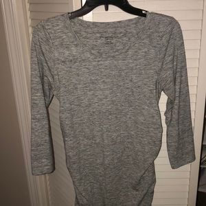 Grey Maternity Dress